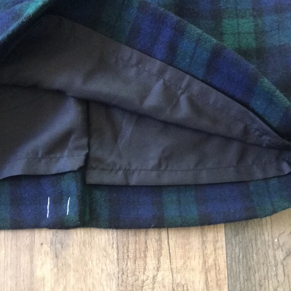 J. Crew Green Plaid Wool Dress Women's Size 00 New. - Picture 7 of 10